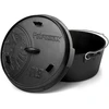 PETROMAX ketaus puodas Dutch Oven ft9 su plokščiu dugnu 7,5l
