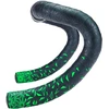 SUPACAZ Super Sticky Kush - Star Fade - Neon Žalias + Juodas Plugs vairo juosta su kištukais