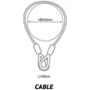 ZEFAL K-TRAZ CABLE dviračio spyna