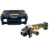 DeWALT kampinis šlifuoklis DCG405NT be akumuliatoriaus ir kroviklio, TSTAK lagaminas