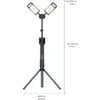 Darbo lempa su trikoju Scangrip TOWER 8 CONNECT, 8000lm, IP30