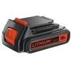Black &amp; Decker Juodas &amp; Decker Akumuliatorius 18V 2,0 Ah Li-ion, Juodas &amp; Decker