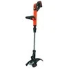 Black &amp; Decker Juodas &amp; Decker Akumuliatorinė žoliapjovė STC1820ESTC1820EPC 18 V 2 Ah 28 cm, Juodas &amp; Decker