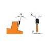 Diskas pjovimo 250x2,1-2,2/1,6x30 Z16 DP, CMT