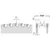 Diskas pjovimo 254x2,2/1,8x30 Z60 8'FWF HM, CMT