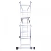 EMX Working Platform, 2 in 1 (wheels) 2x7, 2 Safety Rails, Ecomax