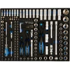 Įrankių vežimėlis 7 stalčių su 473 įrankiais, Brilliant Tools