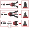 Kniediklis užtraukiamoms ir veržlinėms kniedėms, komplektas1, KS Tools