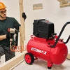 Stūmoklinis kompresorius EMX 1500W/50L/10bar be alyvos, Ecomax