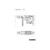 Perforatorius SDS max KHEV 8 - 45 BL 10,1kg 12,2 J, Metabo