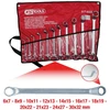 Raktų žiediniais galais komplektas 11vnt., 6-32mm, KS Tools