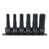 Smūginių galvučių antgalių komplektas 1/2", ilgos,HEX 8-19m, KS Tools