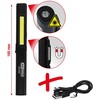Šviestuvas LED COB su UV-Spot LED ir lazeriniu žymekliu, KS Tools