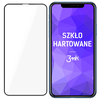 3MK HardGlass Max Lite ekrano apsauga, Apple, iPhone XI, grūdintas stiklas, skaidrus/Juodas