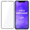 3MK HardGlass Max Lite ekrano apsauga, Apple, iPhone XI, grūdintas stiklas, skaidrus/Juodas