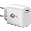 Goobay Apvalus | 65406 Mini USB-C PD GaN greitasis įkroviklis (20 W)