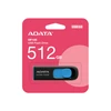 ADATA | USB Flash Drive | UV128 | 512 GB | USB 3.2 Gen1 | Juodas/Mėlyna