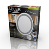 Adler | Vonios veidrodis | AD 2168 | 20 cm | LED veidrodis | Baltas