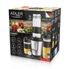 Adler | Maišytuvas | AD 4081 | Tabletop | 800 W | Jar material BPA Free Plastic | Jar capacity 0.4 + 0.57 L | Ice crushing | Juodas/Nerūdijantis plienas