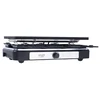 Adler | Raclette - electric grill | AD 6616 | Table | 1400 W | Juodas/Nerūdijantis plienas