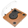 Patefonas Adler AD-1914 su USB ir Bluetooth, rudos medienos spalvos