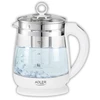 Adler | Virdulys | AD 1299 | Electric | 2200 W | 1.5 L | Glass/Nerūdijantis plienas | 360° rotational base | Baltas