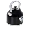 Adler | Virdulys with a Thermomete | AD 1346b | Electric | 2200 W | 1.7 L | Nerūdijantis plienas | 360° rotational base | Juodas