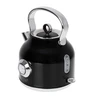 Adler | Virdulys with a Thermomete | AD 1346b | Electric | 2200 W | 1.7 L | Nerūdijantis plienas | 360° rotational base | Juodas
