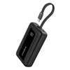 Anker išorinė baterija su integruotu USB-C laidu | A1688H11 | 10000 mAh | juoda