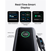 „Anker Zolo“ nešiojama įkroviklis | A1695H11 | 25000 mAh | Integruotas USB-C ir ištraukiamas laidas | Pilkas