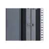 APC Easy Rack 600mm/42U/1100mm su stogu, šoniniu skydeliu, ratukais, kojomis ir 4 laikikliais, be dugno, juodas | Schneider Electric