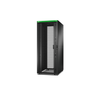 APC Easy Rack 800mm/42U/1100mm su stogu, šonine panele, ratukais, kojelėmis ir 4 laikikliais, be dugno, juodas | Schneider Electric