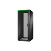 Schneider Electric Apc Easy Rack 800mm/42U/1200mm su stogu, šoniniu skydeliu, ratukais, kojomis ir 4 laikikliais, be dugno, juodas