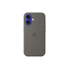 Apple iPhone 16 Silikoninis dėklas with MagSafe - Stone Gray