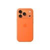 Apple iPhone 17 Pro Silikoninis dėklas with MagSafe – Oranžinis