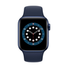 Išmanusis laikrodis Apple Watch Series 6, GPS, 40mm Mėlyno (Mėlyna) korpuso su mėlynu (Deep Navy) sportiniu dirželiu - Regular LT
