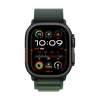 Apple Watch Ultra 2 GPS + Cellular 49mm Black Titanium Case with Dark Green Alpine Loop - Large MX4T3EL/A