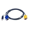 ATEN 2L-5202UP ATEN KVM kabelis (HD15-SVGA, USB, USB) - 2m