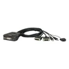 Aten 2 prievadų USB DVI kabelis KVM jungiklis su nuotolinio prievado parinkikliu | Aten | Nuotolinis prievado parinkiklis | 2 prievadų USB DVI kabelis KVM jungiklis su nuotolinio prievado parinkikliu