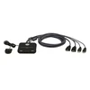 Aten | 2 prievadų USB FHD HDMI kabelis KVM jungiklis | CS22HF