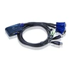 Aten 2 prievadų USB VGA / garso kabelio KVM jungiklis (1,8 m)