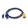 ATEN 2L-5202UP ATEN KVM kabelis (HD15-SVGA, USB, USB) - 2m