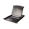 Aten | 8 prievadų PS/2-USB VGA 17" LCD KVM jungiklis su Daisy-Chain prievadu ir USB periferiniu palaikymu | CL5708M