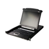 ATEN CL5716N-ATA-AG ATEN KVM 16 prievadų LCD 19 + klaviatūra + jutiklinė plokštė USB-PS/2