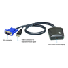 Aten | Nešiojamas kompiuteris USB KVM Console Crash Cart Adapteris IT Kit | CV211CP1 | 1 x USB Mini Type B Female, 1 x USB Type A Male, 1 x VGA Male (Mėlyna)