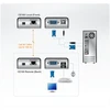 Aten USB VGA Cat 5 Mini KVM Extender (1280 x 1024@100m) | Aten | Extender | USB VGA Cat 5 Mini KVM Extender