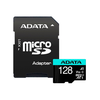 Atminties kortelė ADATA | Premier Pro | UHS-I U3 | 128 GB | micro SDXC | Flash atminties klasė 10 | su adapteriu