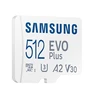 Atminties kortelė Samsung EVO PLUS microSDXC 512GB UHS-I U3