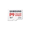 SAMSUNG P9 Express Micro SD Express Card 256GB 4K UHD NVMe 1.3 800 MB/s Read 200 MB/s Write Atminties kortelė for Nintendo Switch 2