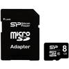 Atminties kortelė Silicon Power | 8 GB | Micro SDHC | Flash atminties klasė 10 | SD adapter